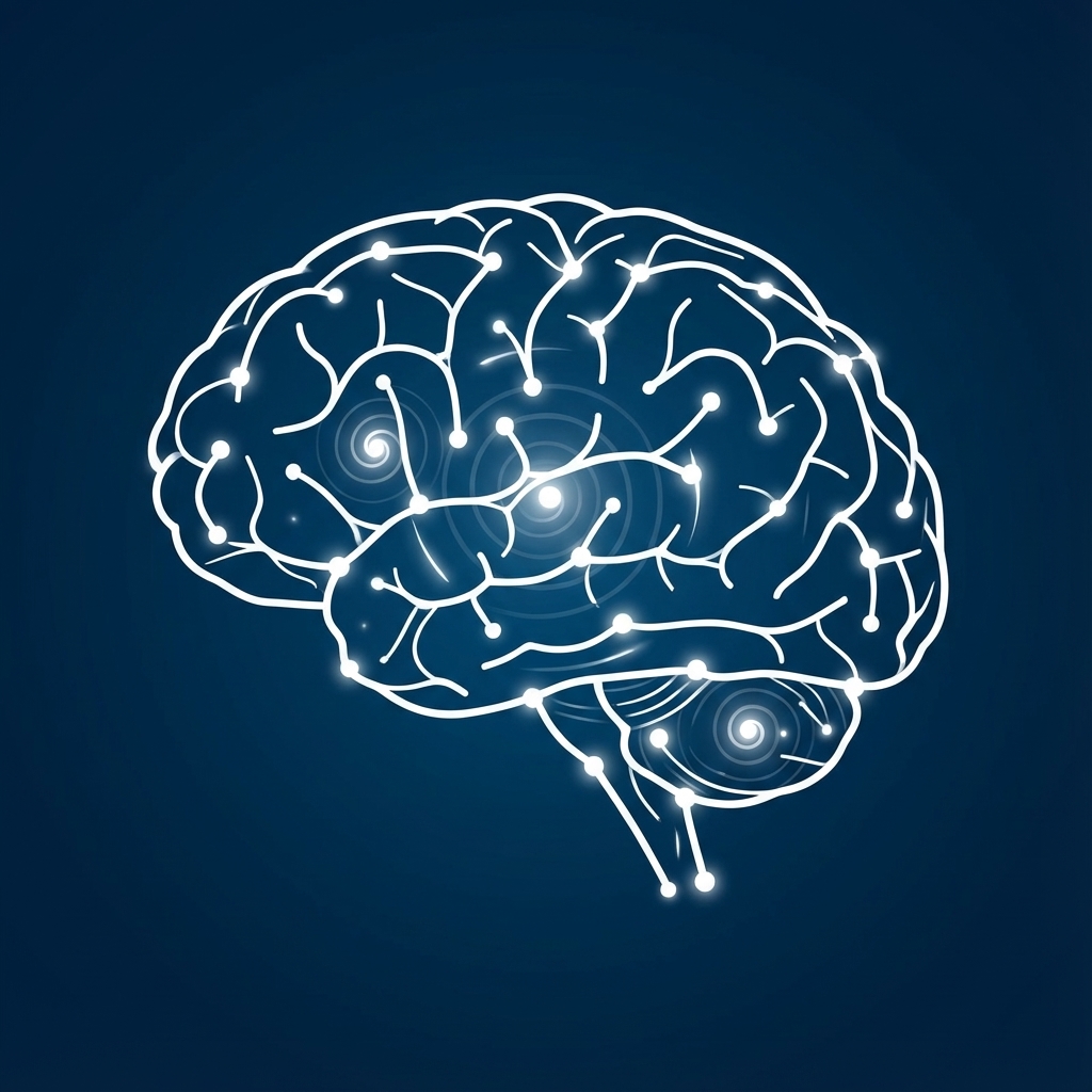 Ilustração abstrata da mente - Hipnoterapia